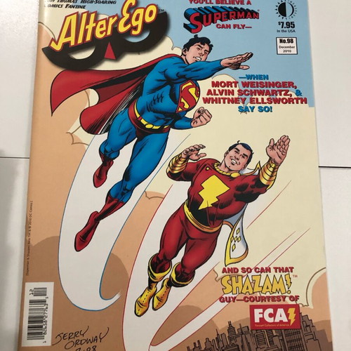 Alter Ego Magazine 98 new, Superman Shazam Captain Marvel, DC Comics