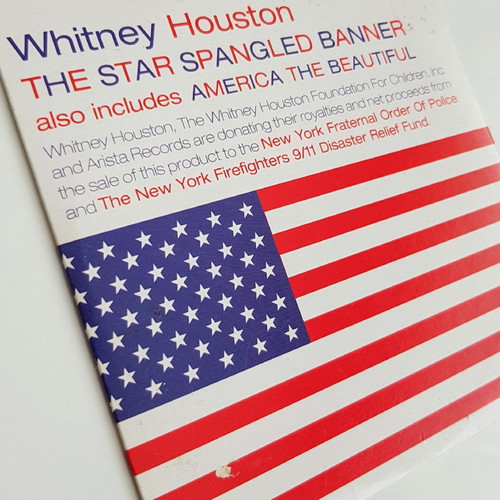 Whitney Houston The Star Spangled Banner CD като нов