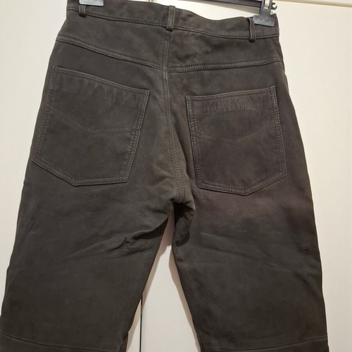 Vintage black leather trousers like new, size Small