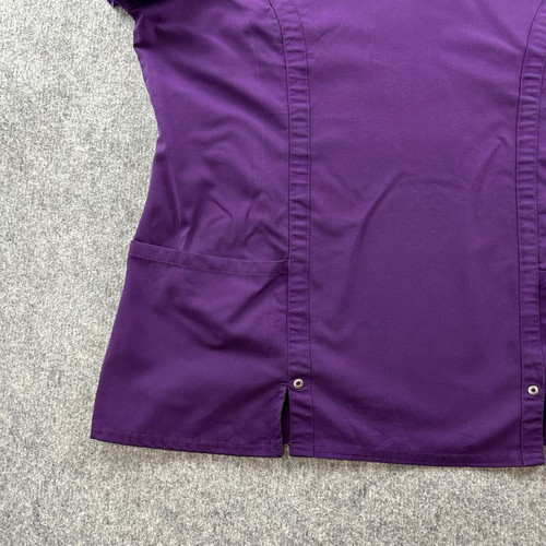 Dickies medical nurse blouse purple XL used