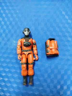 G.I. Joe Vintage 1985 Barbecue Figure with Authentic Backpack Hasbro like new