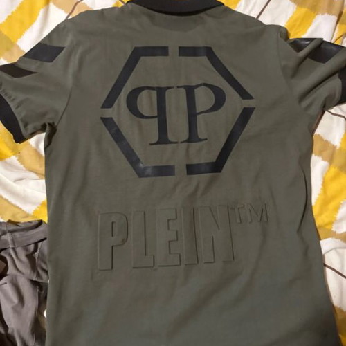 Polo Philipp Plein like new, size L, black and green