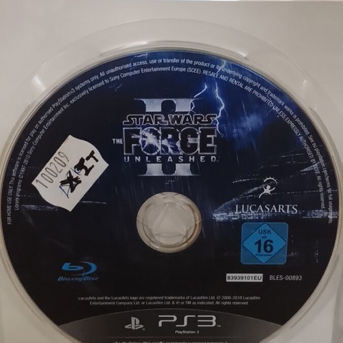 Star Wars The Force Unleashed 2 PlayStation 3 game like new