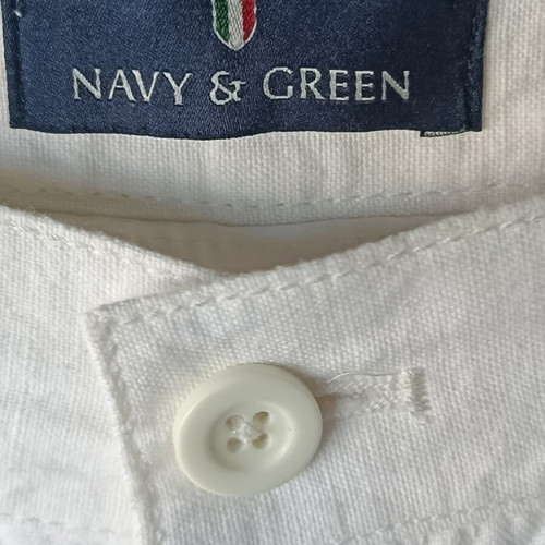 Navy & Green White Men's Bermuda Shorts like new, size 50
