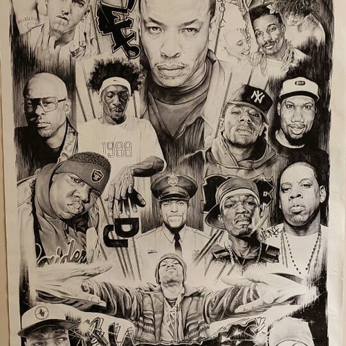 Rap Gods giant poster like new