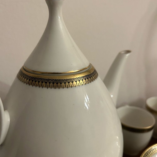 Scherzer Bavaria Germany porcelain tea set unused