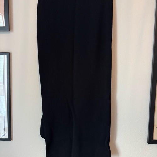 Pencil skirt Zara new, black, size Small with ruffle detail