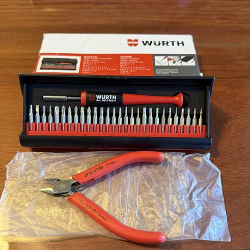 WURTH Cutter Set with Sharp Nose and Screwdriver Collection for Electronics New