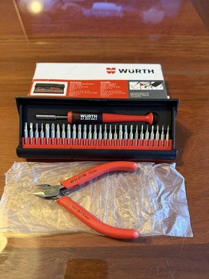 WURTH Cutter Set with Sharp Nose and Screwdriver Collection for Electronics New