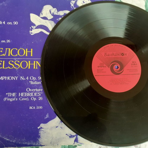 Felix Mendelssohn Symphony No4 Italian, Overture The Hebrides LP used
