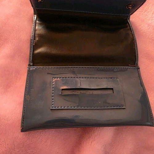Lustrini tobacco pouch dark blue like new with zipper