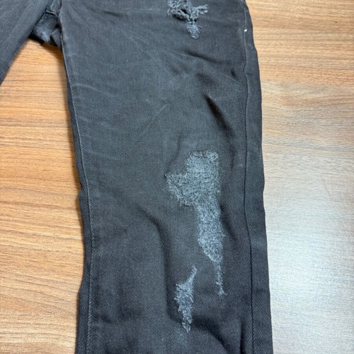 Brokers men's black jeans with rips, size W30, like new