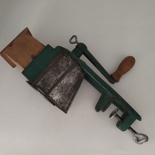 Antique cheese grater used, fully functional