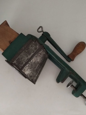Antique cheese grater used, fully functional