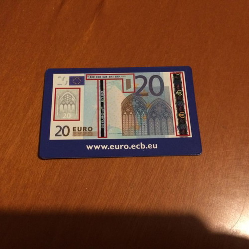The Europa Series of Banknotes used brochures for Euro