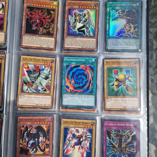 Yu-Gi-Oh album new with authentic cards