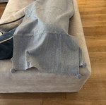 Pashmina gray with herringbone pattern like new