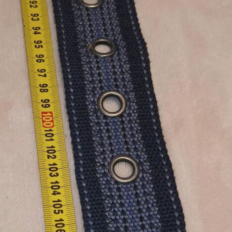 Esprit women's fabric belt blue new, adjustable
