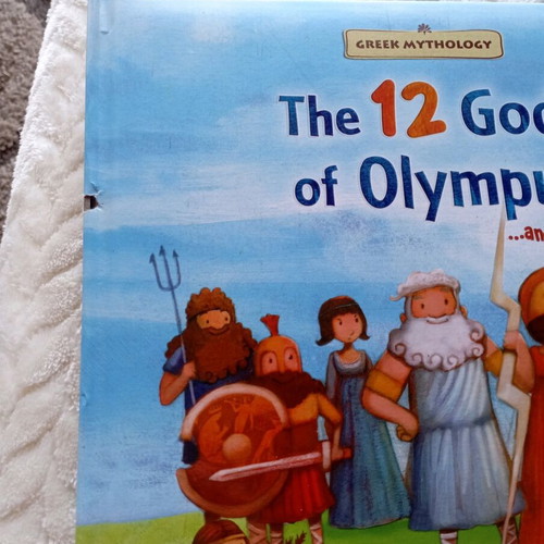 The 12 Gods of Olympus book like new, English