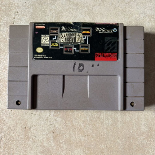 Arcade’s Greatest Hits Super Nintendo SNES game, American