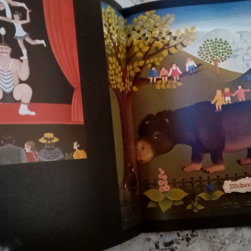 Coffee table book used with German painters Garten der Traume