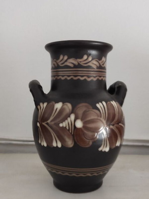 Wooden vase like new, handmade vintage piece
