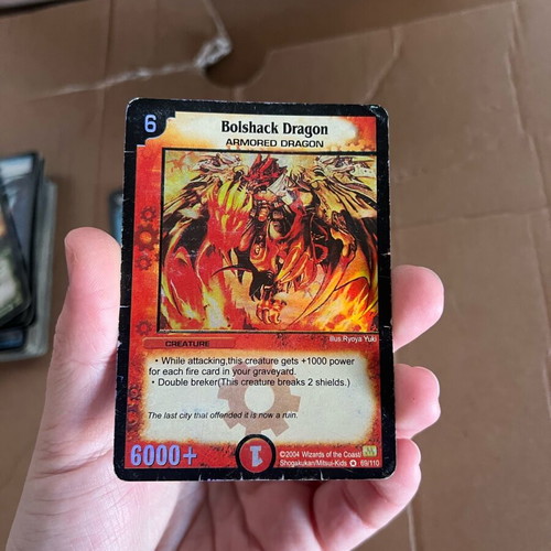 Duel Masters Κάρτα Bolshack Dragon μεταχειρισμένη συλλεκτική