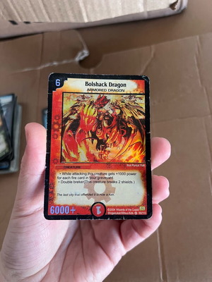 Duel Masters Κάρτα Bolshack Dragon μεταχειρισμένη συλλεκτική