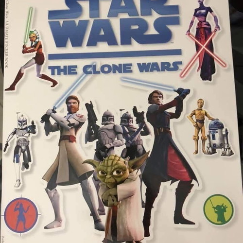 Star Wars The Clone Wars Ultimate Sticker Book new