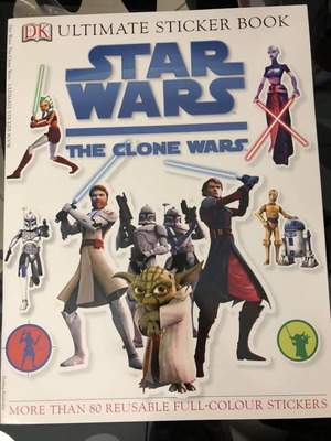 Star Wars The Clone Wars Ultimate Sticker Book new