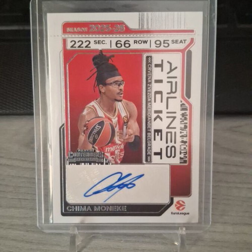 Contenders Euroleague 2025-26 Chima Moneke autograph card