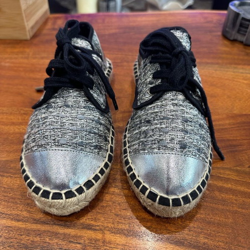 Cuple espadrilles new blue-silver size 37