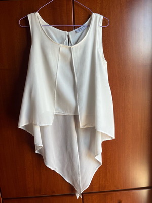 White BSB blouse like new, size S