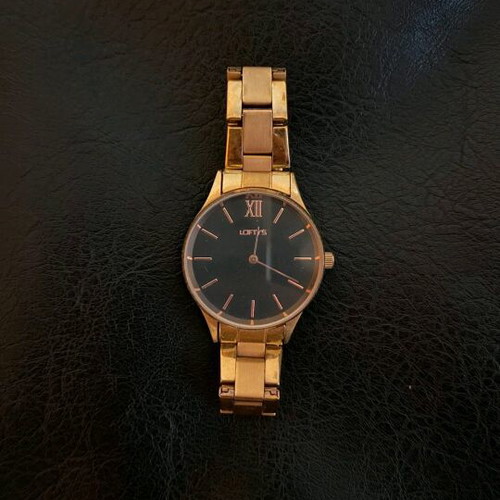 Lofty's watch used, rose gold with black dial