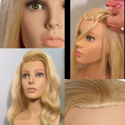 L'IMAGE Raphaela Hairdressing Mannequin with Natural Blonde Hair New