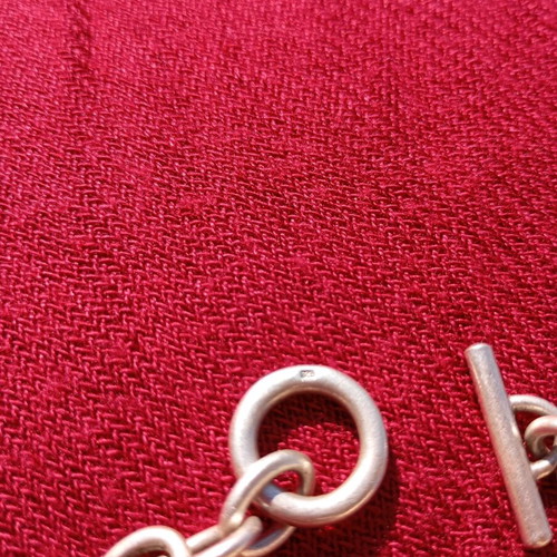 Folli Follie silver vintage bracelet like new with enamel and rubies