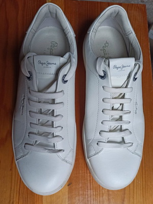 Men's Casual Sneakers Camden Club used, white, Pepe Jeans