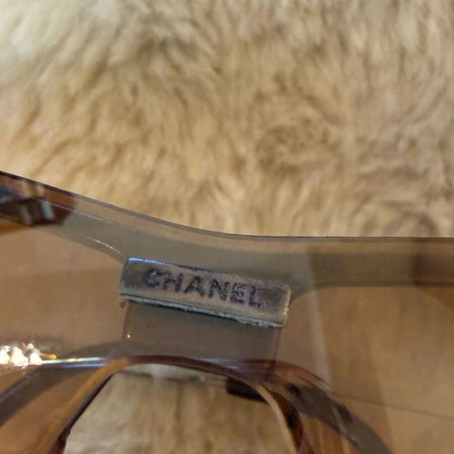 Chanel sunglasses used, orange