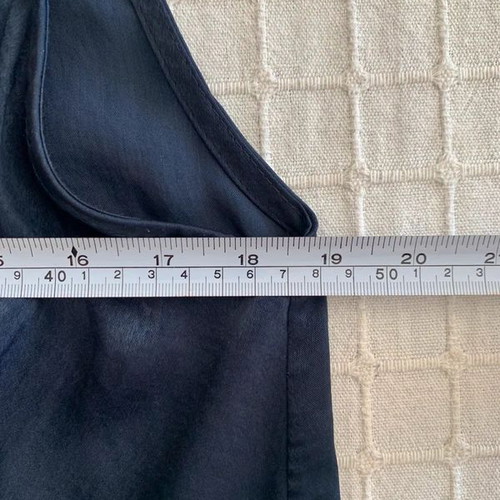Secret sleeveless blouse L, black and blue