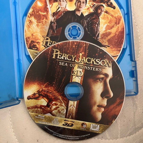 Percy Jackson Sea of Monsters Blu-Ray 2D and 3D like new with subtitles