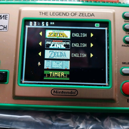 Game & Watch The Legend of Zelda like new, limited edition Nintendo console