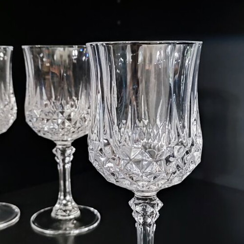 Cristal D'Arques Longchamp Water Glasses Set of 7 like new
