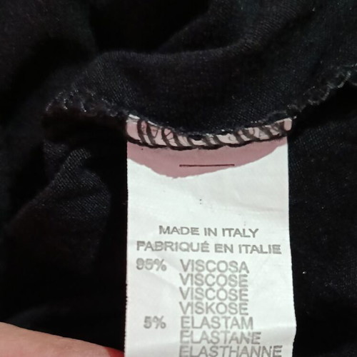 Evening strapless asymmetrical dress, size S, black