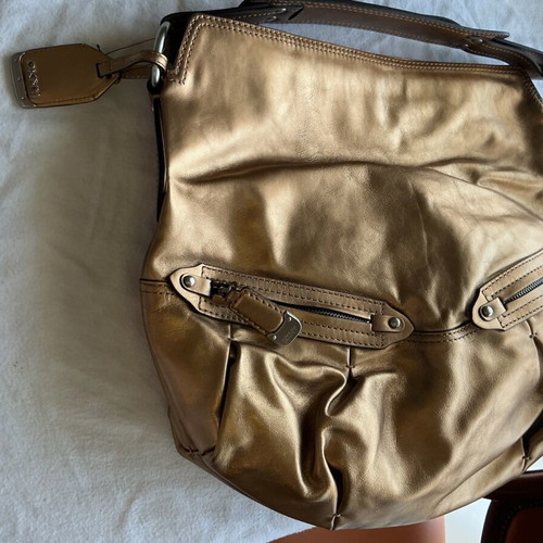 DKNY Hobo shoulder bag new, metallic gold