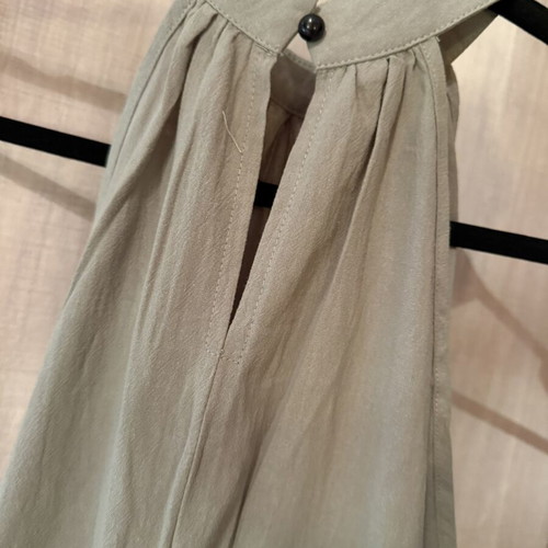 Long dress new, 100% viscose, green, size S