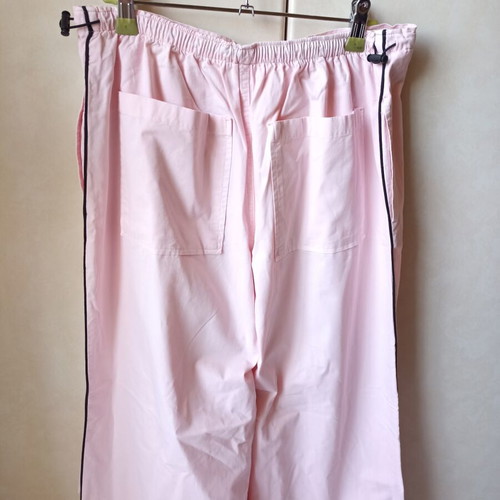 Stradivarius pink women's pants with side stripe, like new, size M