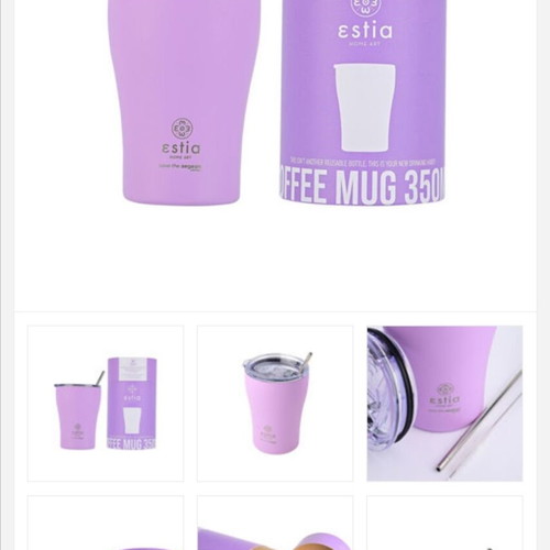 Estia travel mug recyclable, new, Panathinaikos BC Edition 350ml