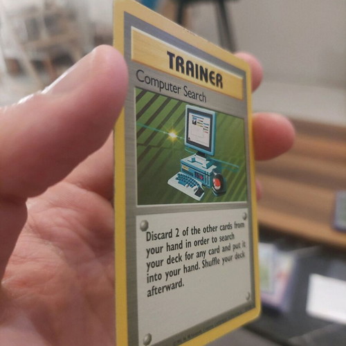 Computer Search Pokemon card used, Base Set, LP condition