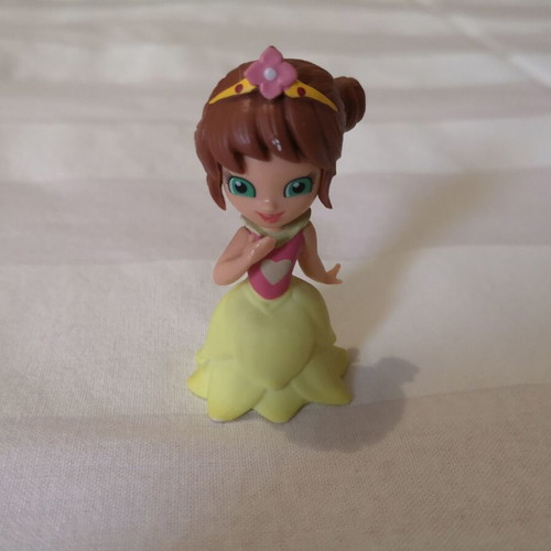 Girl figure with yellow dress used