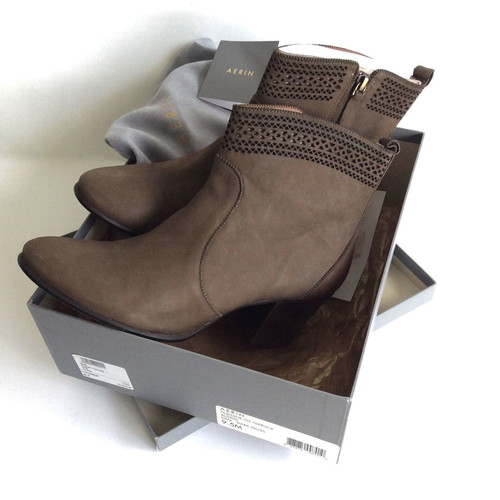 AERIN brown suede ankle boots used, size 39.5